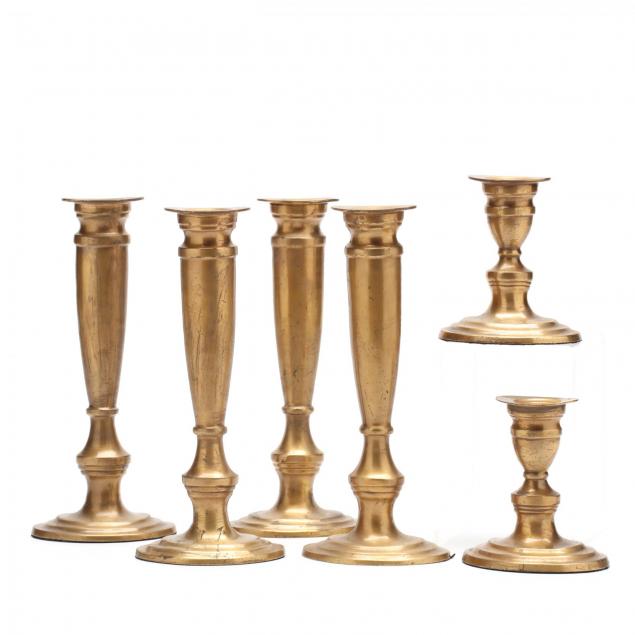 three-pairs-of-modernist-candlesticks