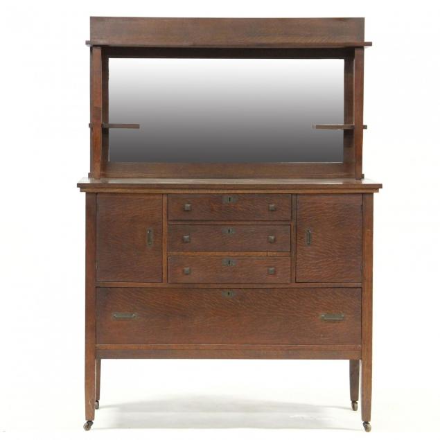 mission-oak-sideboard