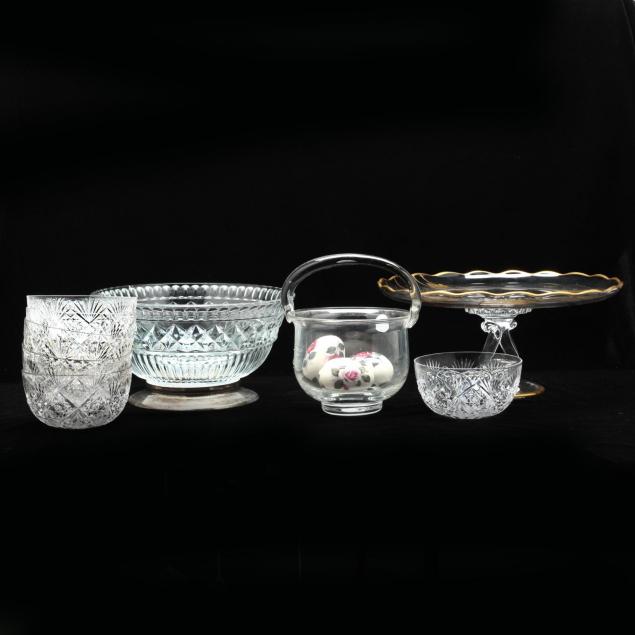 group-of-glass-serving-items