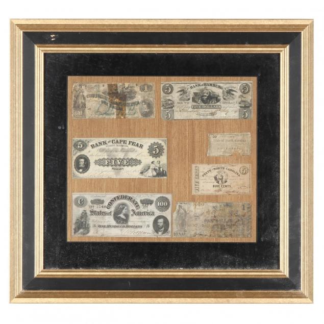 framed-confederate-and-southern-obsolete-currency