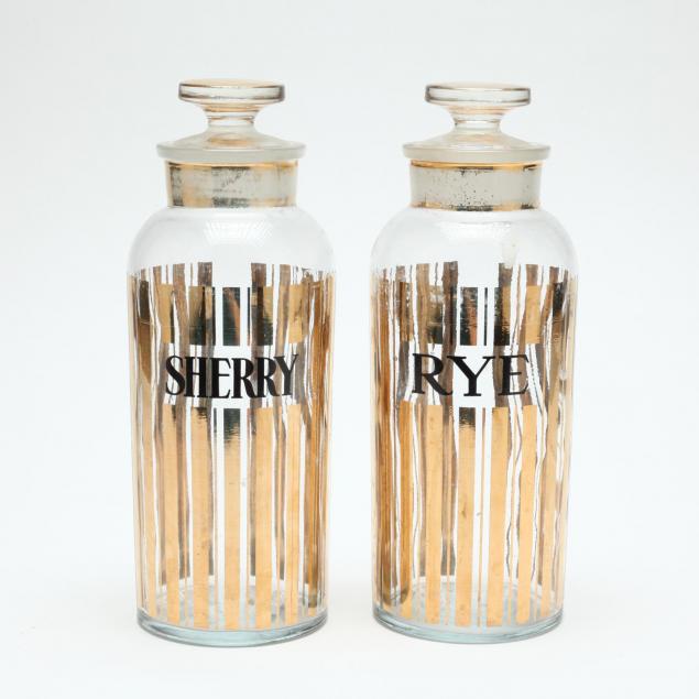 pair-of-vintage-glass-sherry-and-rye-bar-set