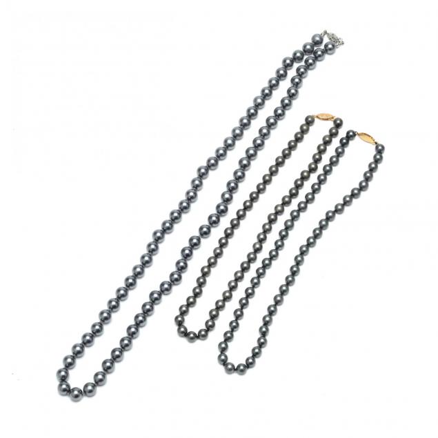 three-faux-black-pearl-necklaces