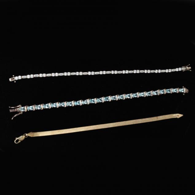 three-sterling-silver-bracelets