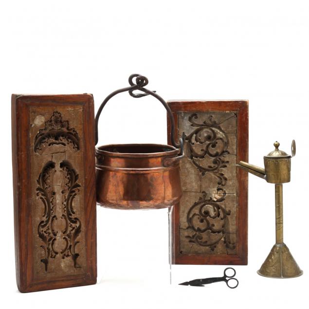 group-of-antique-decorative-home-accessories