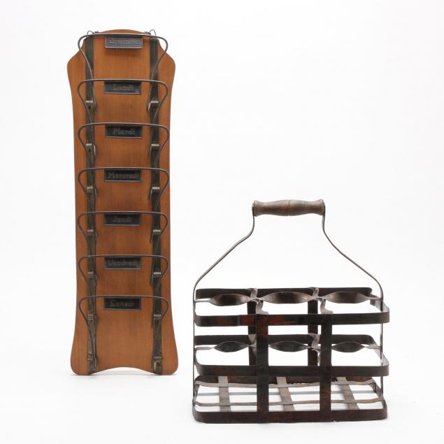 antique-bottle-carrier-and-letter-rack