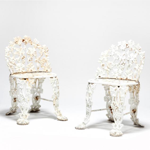 pair-of-cast-iron-garden-seats