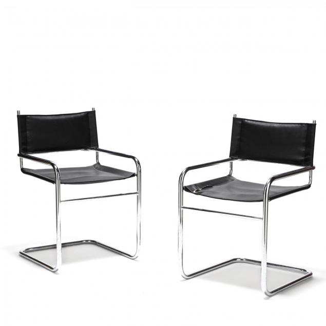 pair-of-modernist-cantilevered-chairs