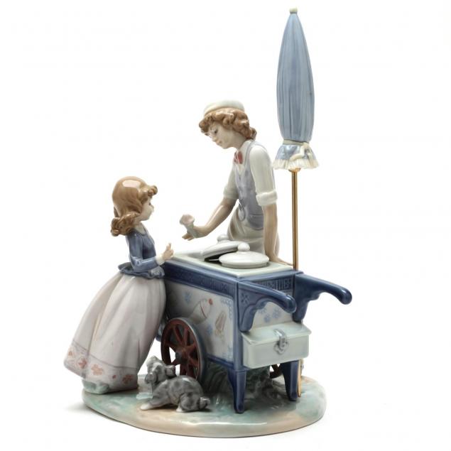 an-artist-signed-lladro-sculpture-i-ice-cream-vendor-i