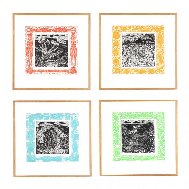 richard-mock-am-b-1944-i-hawaiian-visions-i-series-of-four