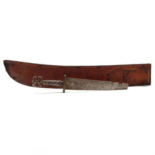 vintage-dagger-and-machete-sheath