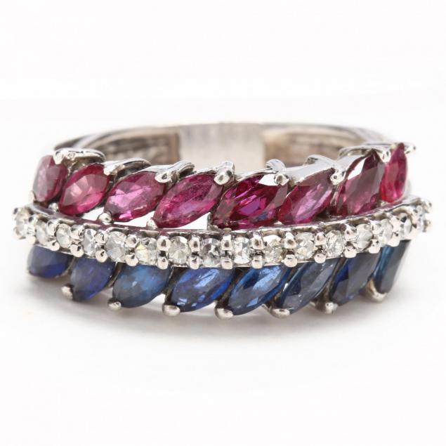 platinum-diamond-ruby-and-sapphire-ring