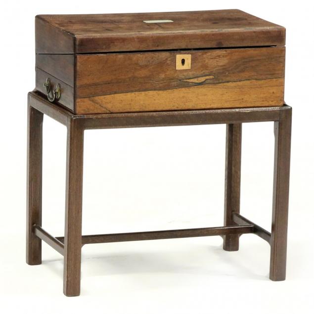 antique-rosewood-lap-desk-on-stand