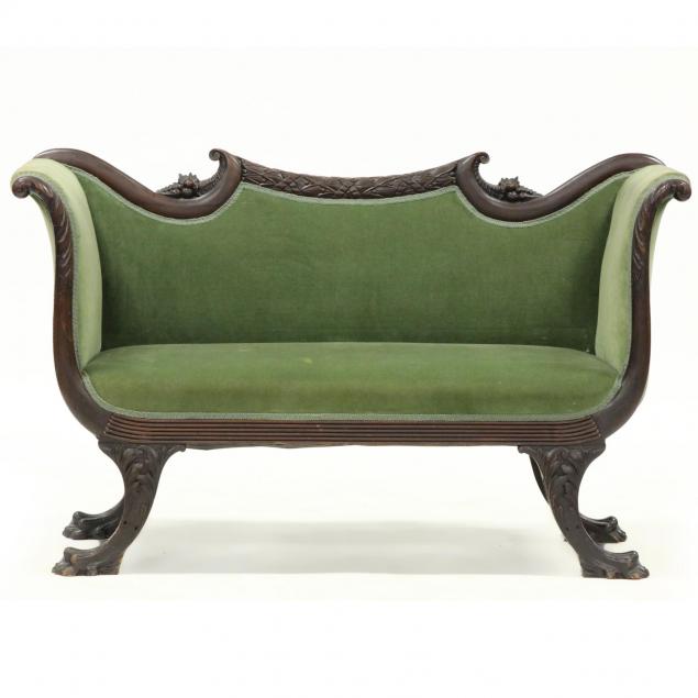 late-federal-diminutive-settee