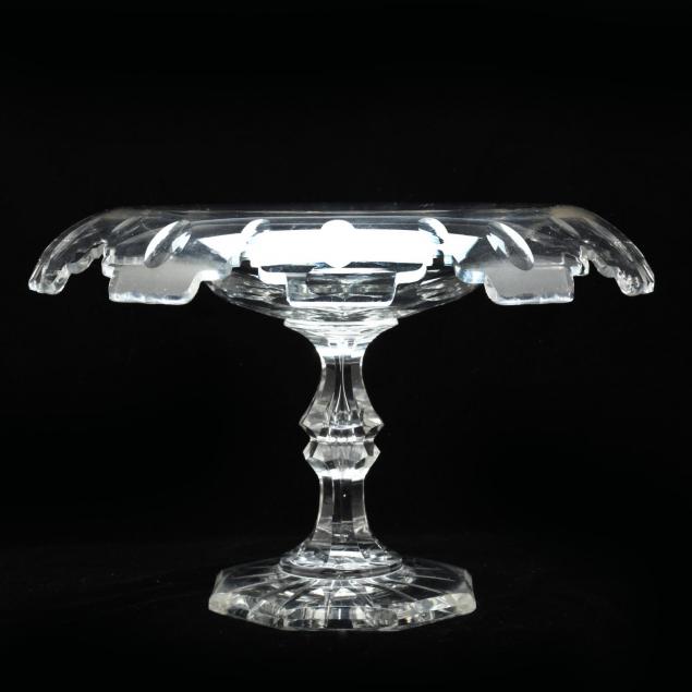 anglo-irish-glass-pedestal-bowl
