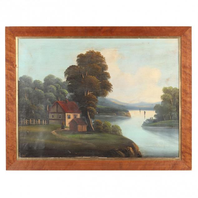antique-hudson-river-school-landscape-painting