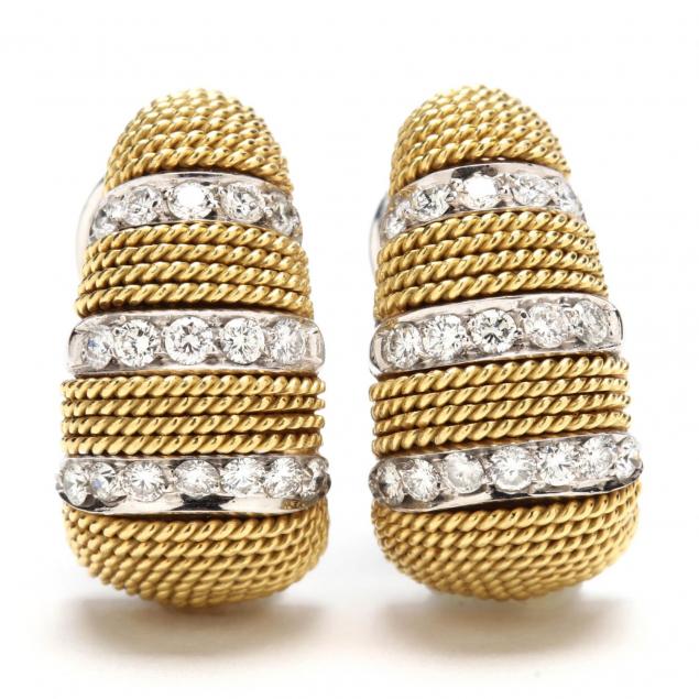 Sold at Auction: Chanel, Chanel #5 Designer Gilt Runway Fashion Earrings