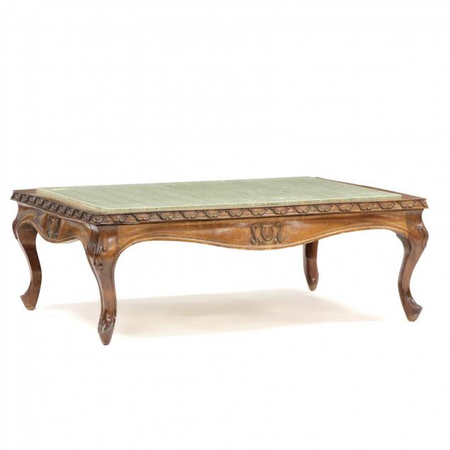 custom-queen-anne-style-marble-top-coffee-table