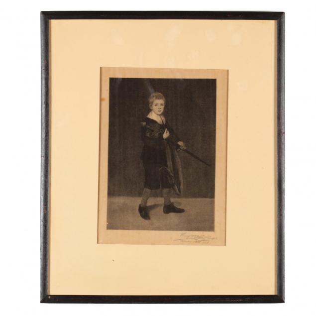 henry-wolf-american-1852-1916-i-morning-mists-boy-with-a-sword-after-manet-i
