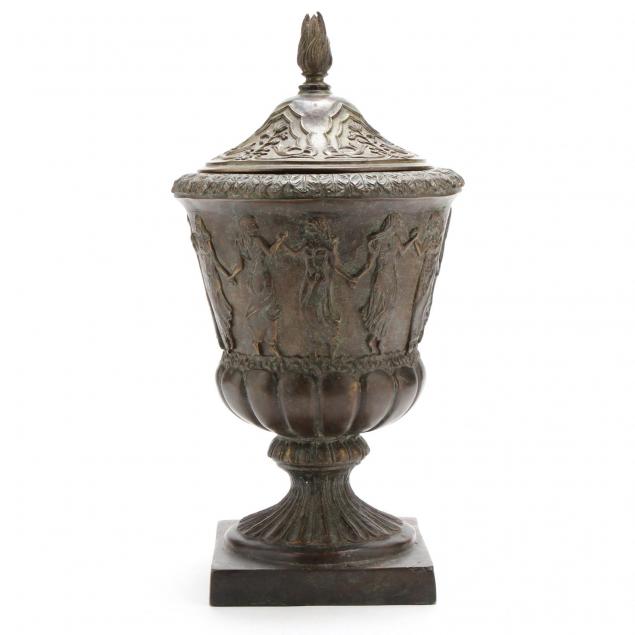 maitland-smith-bronze-lidded-urn