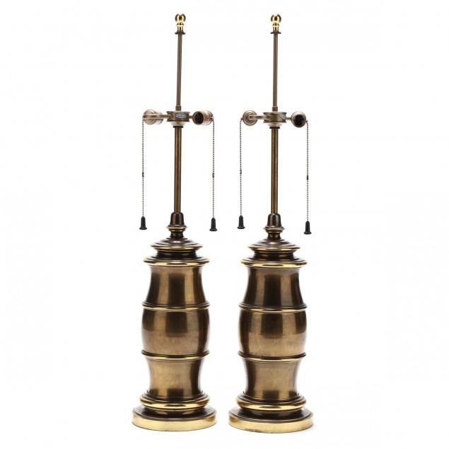 stiffel-pair-of-mid-century-brass-table-lamps