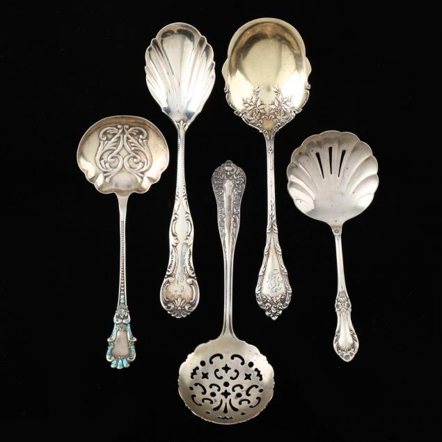 five-sterling-silver-sugar-spoons-and-sifters