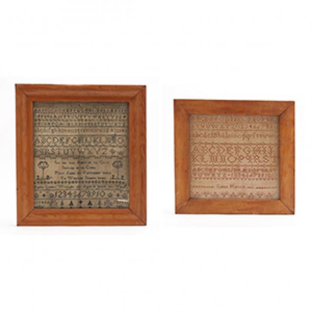 two-early-19th-century-needlework-samplers-english