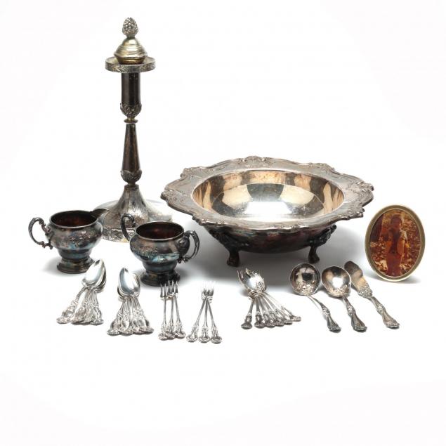 a-group-of-vintage-and-antique-silverplate