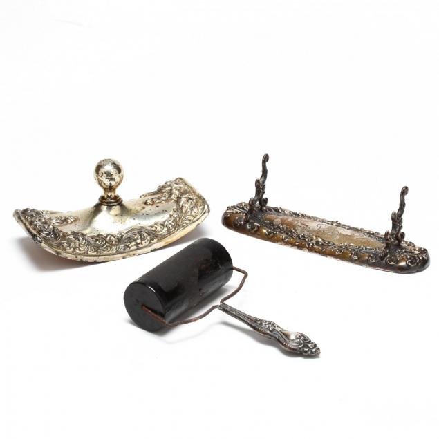three-antique-sterling-silver-desk-accessories