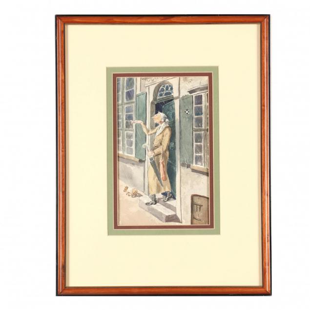 english-school-illustration-of-a-woman-preparing-for-the-weather