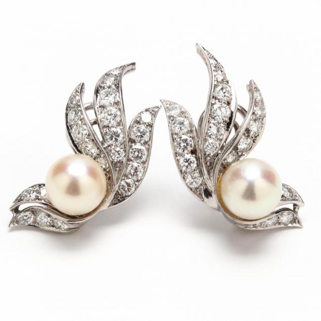 pair-of-platinum-pearl-and-diamond-earrings-french