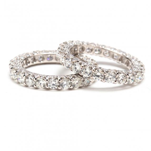 pair-of-18kt-white-gold-and-diamond-eternity-bands-vivid