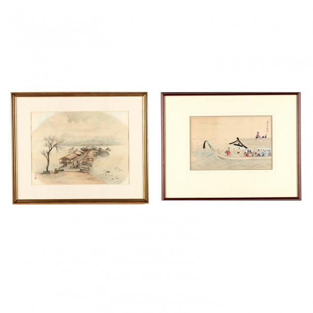 a-japanese-woodblock-print-and-watercolor-painting