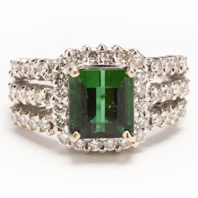18kt-white-gold-green-tourmaline-and-diamond-ring
