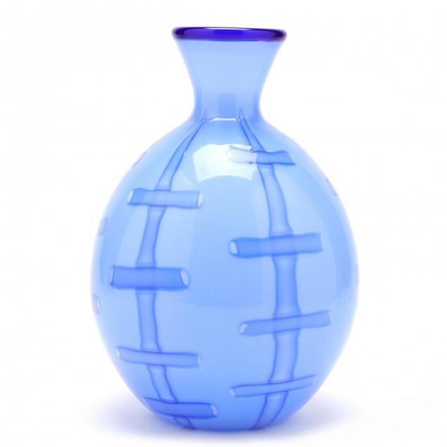 salviati-blue-art-glass-vase