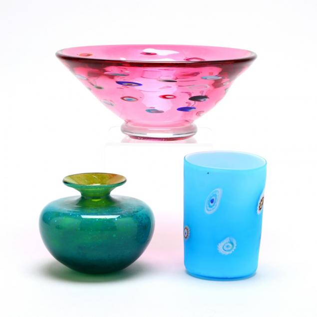 three-pieces-of-modern-art-glass