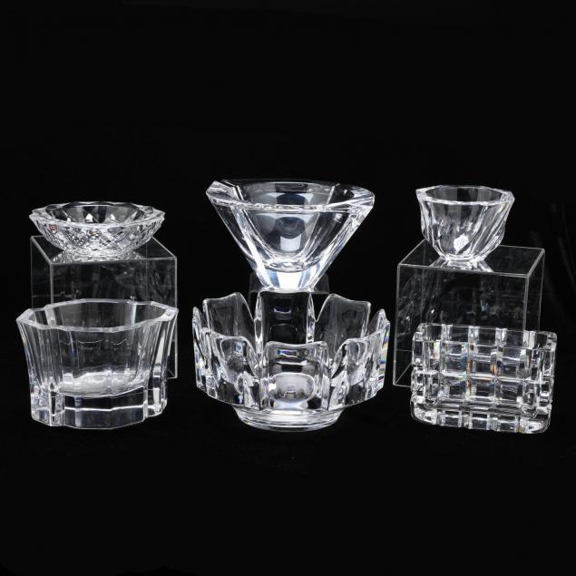 collection-of-orrefors-crystal-bowls