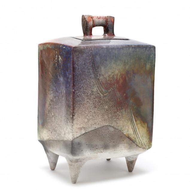 raku-pottery-lidded-vessel