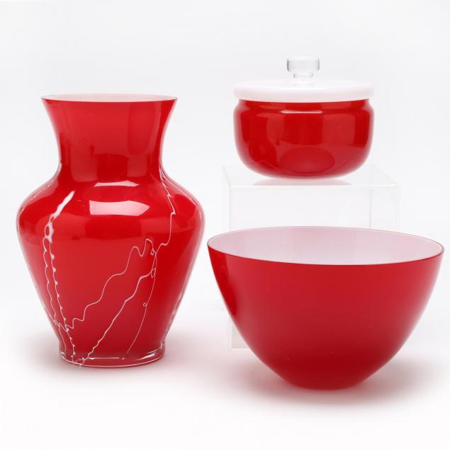 three-pieces-of-polish-modern-glass