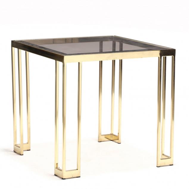 modernist-gilt-metal-side-table