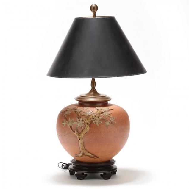 wildwood-vintage-asian-style-pottery-table-lamp