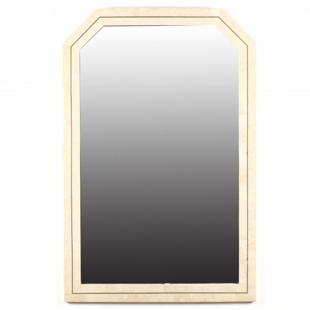 att-roche-bobois-tessellated-stone-and-brass-mirror
