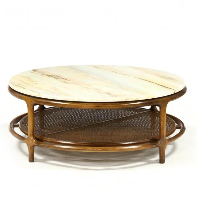 gordon-s-mid-century-regency-style-marble-top-coffee-table