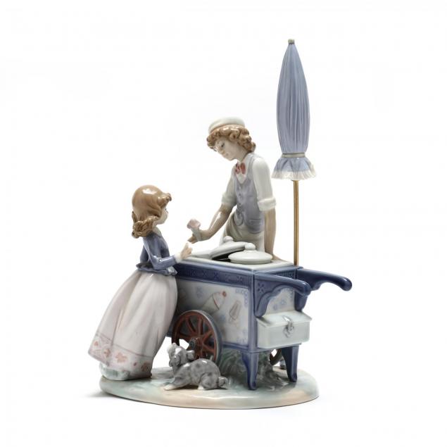 an-artist-signed-lladro-sculpture-i-ice-cream-vendor-i