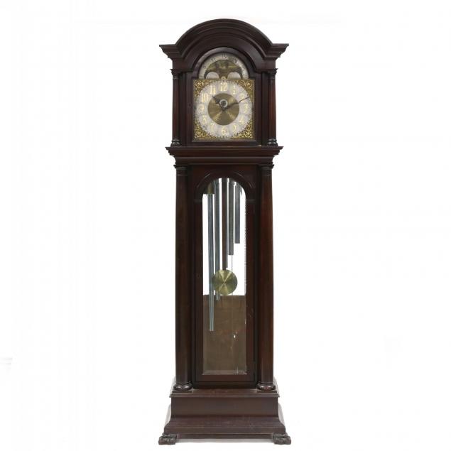 german-five-tube-tall-case-chime-clock