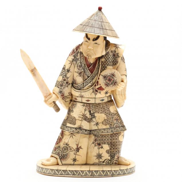 a-japanese-bone-samurai-okimono-figurine