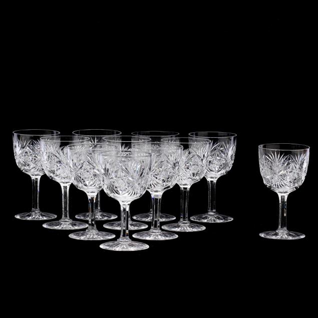 set-of-eleven-cut-glass-stems