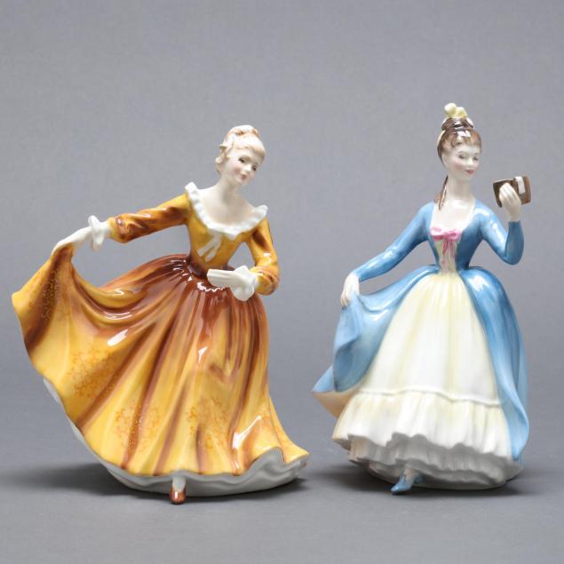 two-royal-doulton-figures