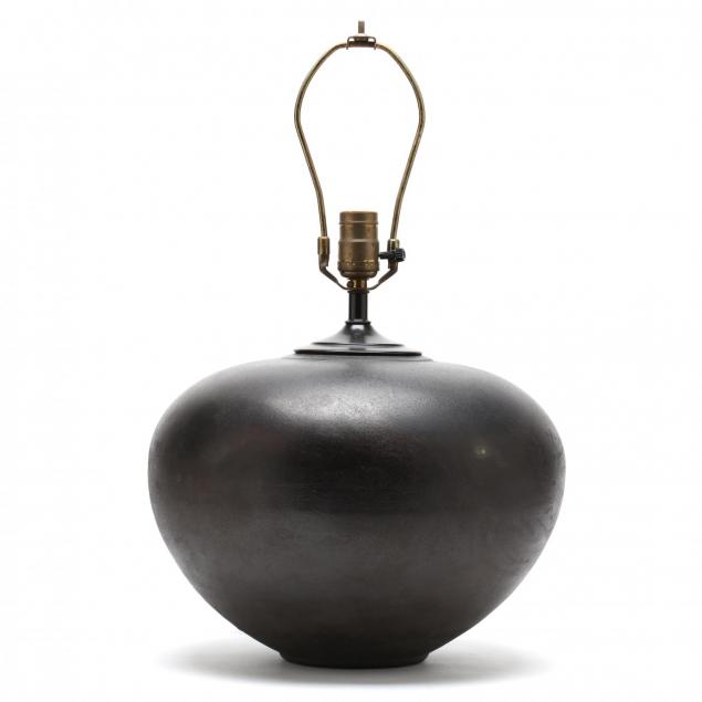 evans-raku-pottery-table-lamp
