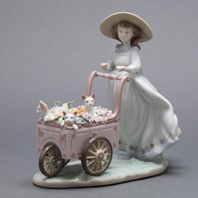 lladro-6146-i-kitty-cart-i