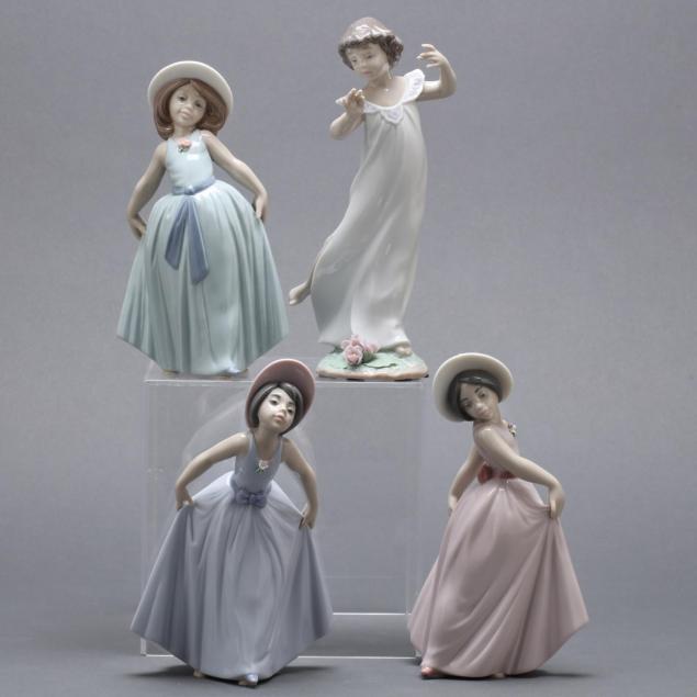 four-lladro-figurines-from-the-flower-series
